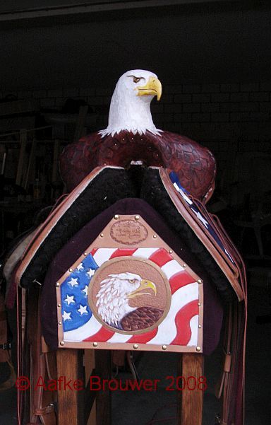 American Eagle saddle design Aafke Art